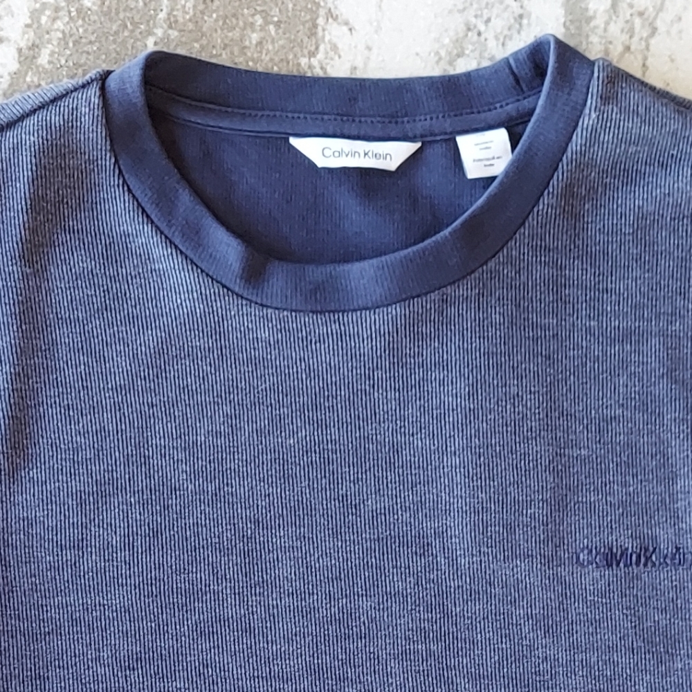 Men's Calvin Klein Navy Sweater Size Large New
